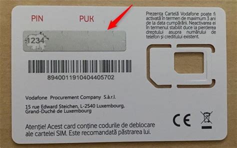 PUK codes .